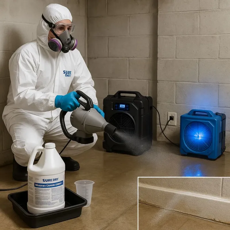 Sanitization and Odor Removal process in Lucas, TX
