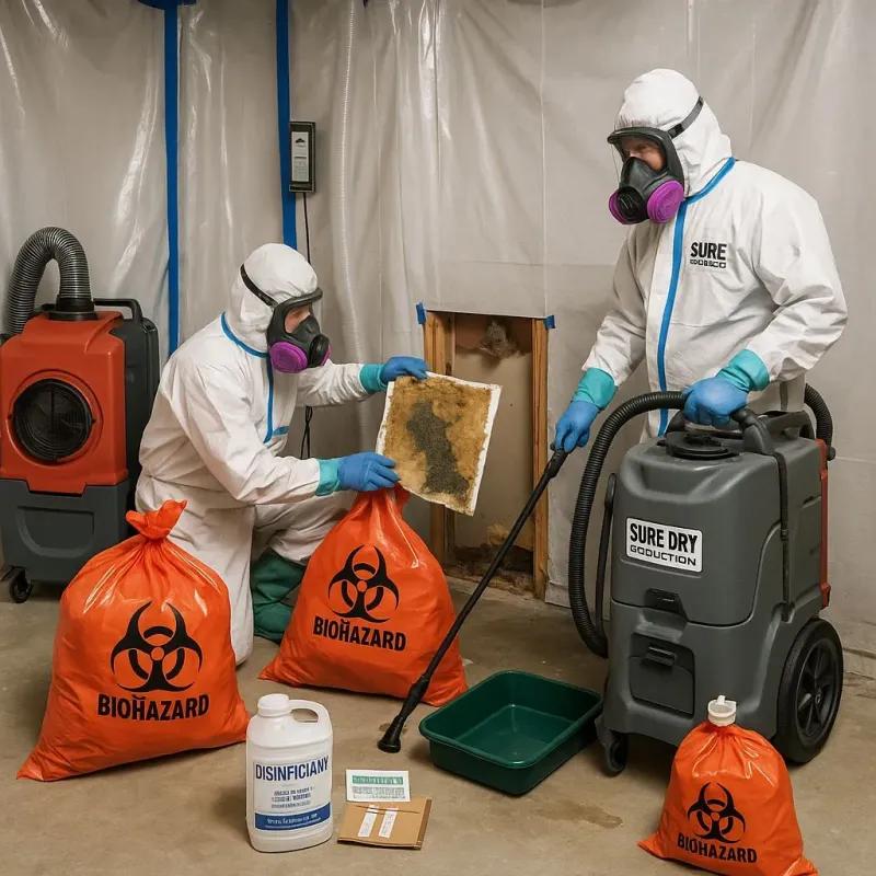 Contaminated Water Handling Protocols process in Lucas, TX
