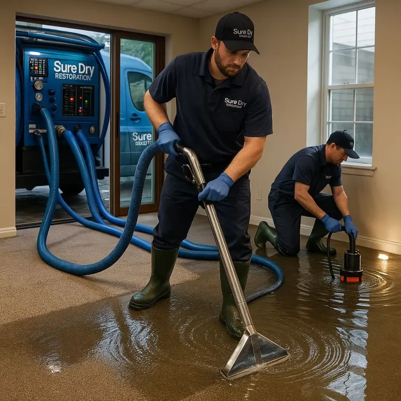Water Extraction and Removal process in Lucas, TX